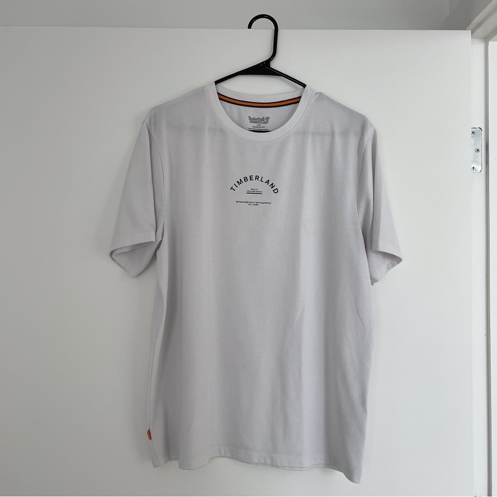 Timberland White Men T-Shirt